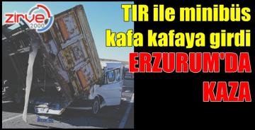 ERZURUM’DA KAZA 2 YARALI