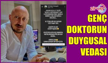 ERZURUMLU HEKİMDEN DUYGUSAL VEDA