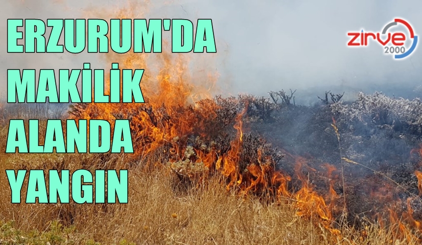 ERZURUM’DA YANGIN