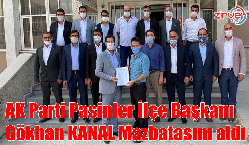BAŞKAN KANAL MAZBATASINI ALDI
