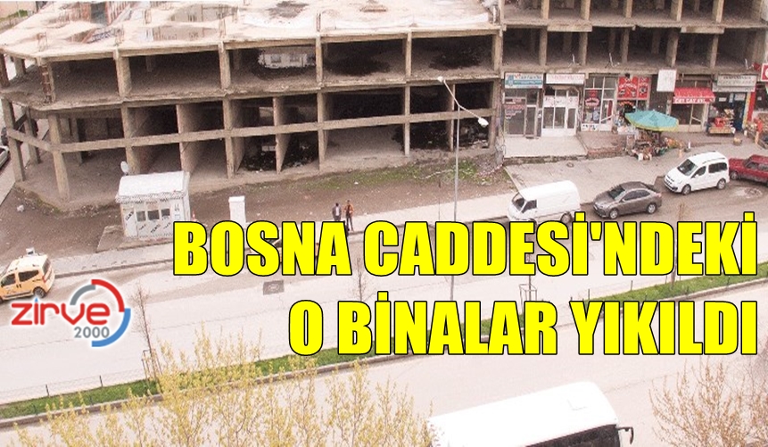 BOSNA CADDESİ’NİN ÇEHRESİ DEĞİŞİYOR
