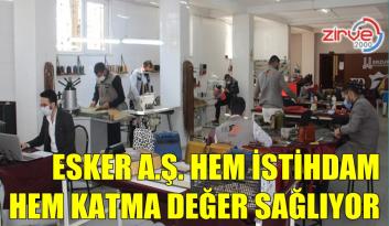 ESKER A.Ş.’DE 50 KİŞİ ÇALIŞIYOR