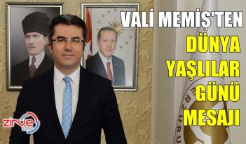 VALİ MEMİŞ YAŞLILARI UNUTMADI