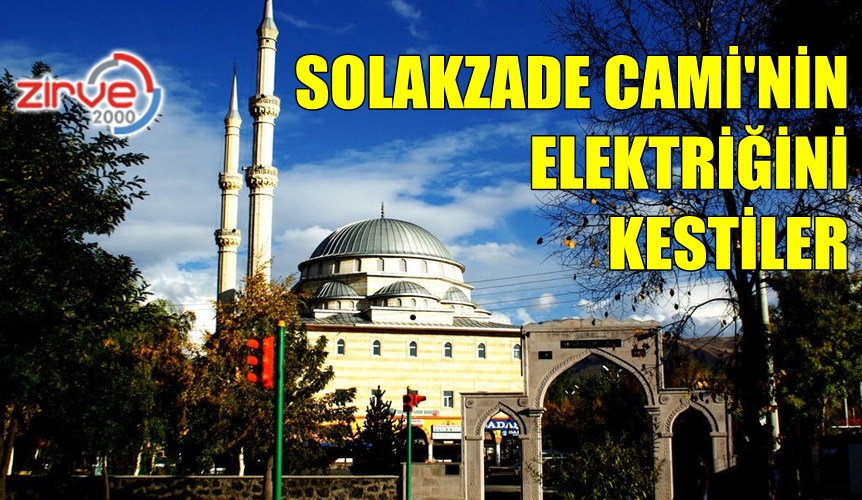 CAMİ ELEKTRİKSİZ KALDI
