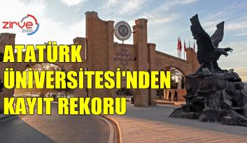 ATATÜRK ÜNİVERSİTESİ REKOR KIRDI