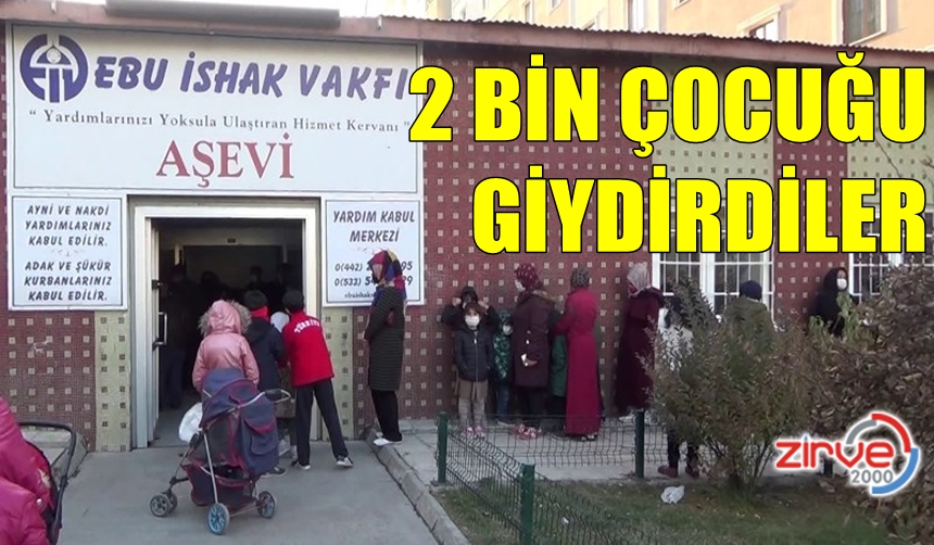 2 BİN ÇOCUĞA BOT VE MONT