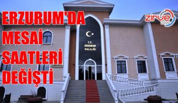 İŞTE YENİ MESAİ SAATLERİ