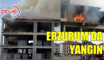 ÇOCUKLAR BİNAYI ATEŞE VERDİ