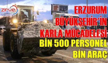 BÜYÜKŞEHİR’İN KARLA MÜCADELE GÜCÜ
