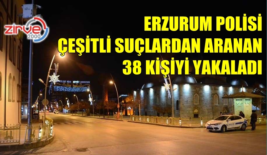 POLİS SUÇLULARIN TEPESİNE BİNDİ