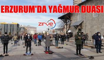 CUMA NAMAZINDA YAĞMUR DUASI YAPILDI