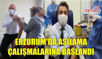 İLK DOZ AŞILAR VURULDU