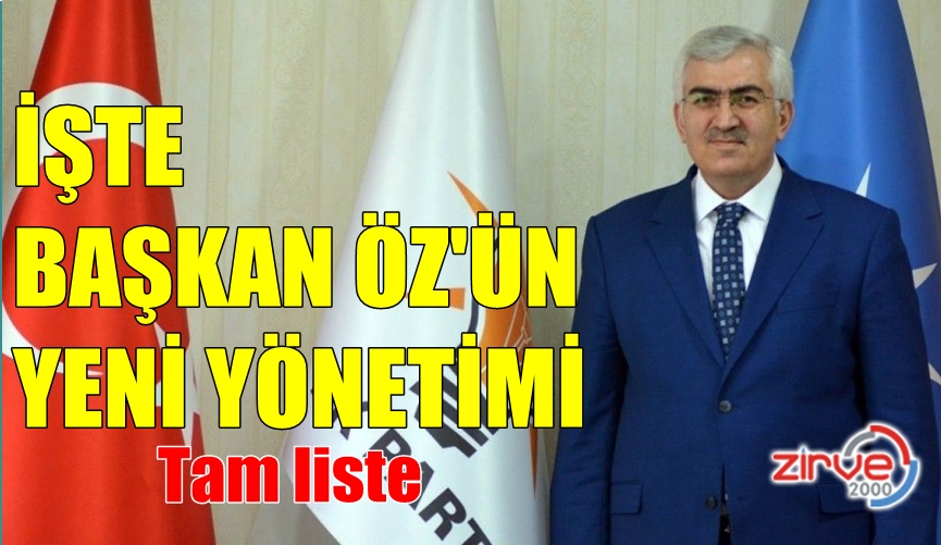 ÖZ YÖNETİMİ BELİRLEDİ