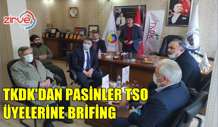 TKDK Pasinler esnafına desteklemeler hakkında bilgi verdi