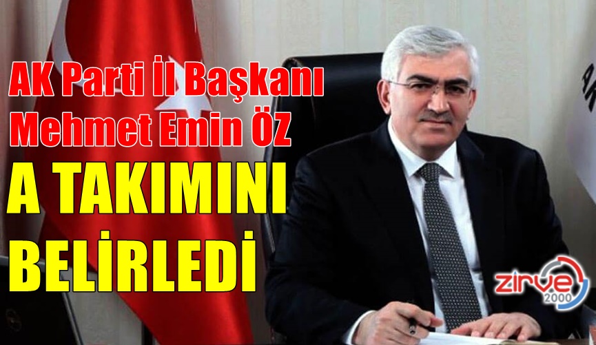 İŞTE BAŞKAN ÖZ’ÜN YENİ ÇALIŞMA ARKADAŞLARI