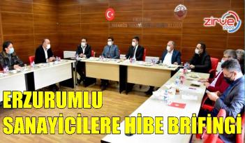 Sanayicilere ‘hibe’ brifingi