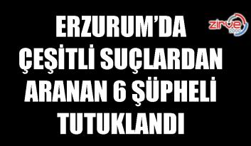 Gözaltına alınan 10 şüpheliden 6’sı tutuklandı.
