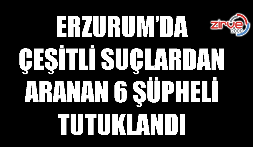 Gözaltına alınan 10 şüpheliden 6’sı tutuklandı.