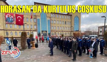 Horasan’da kurtuluş coşkusu