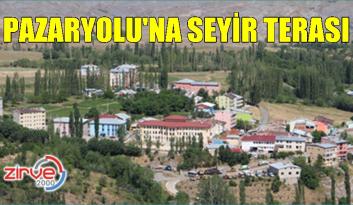 Pazaryolu, KUDAKA desteğiyle seyir terasına kavuşuyor