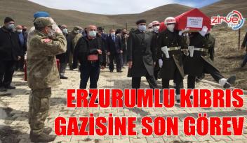 Kıbrıs gazisine son görev