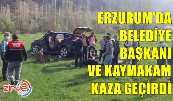 ERZURUM’DA KAZA 4 YARALI