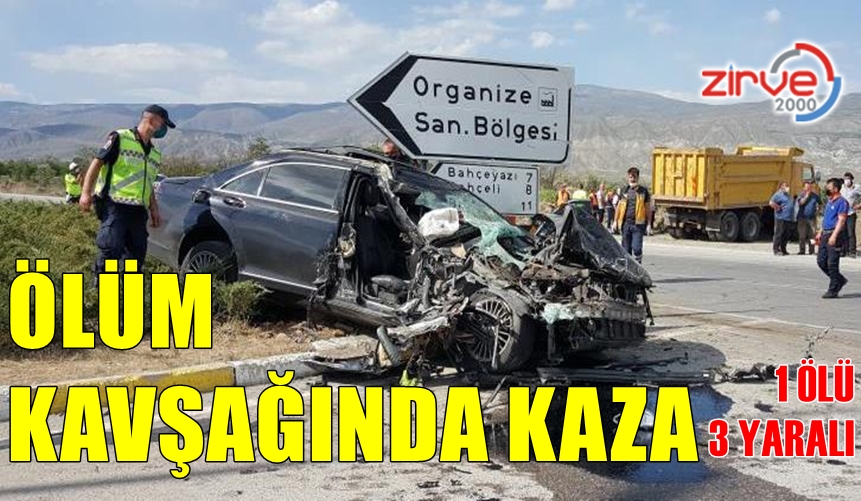 OTOMOBİL İLE KAMYON ÇARPIŞTI