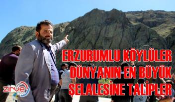 Köylüler dünyanın en büyük şelalesine talipler