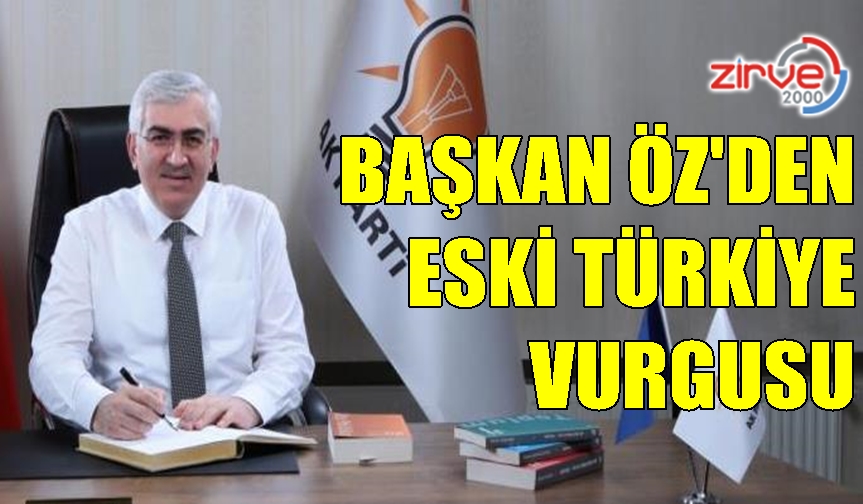 Öz: Eski Türkiye bu yükü kaldıramazdı