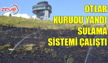 ATLAMA KULELERİNDE YANGIN