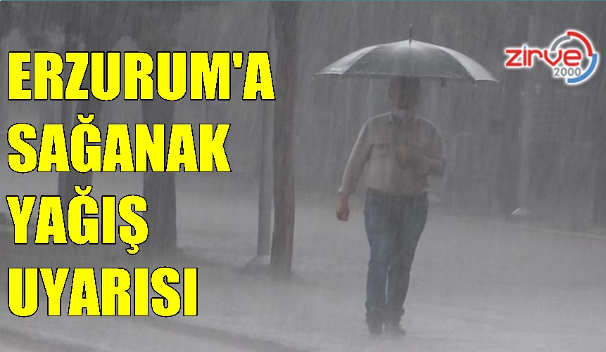 Doğu’da gök gürültülü sağanak yağış