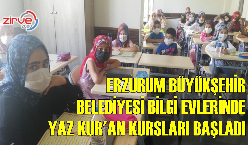 Yaz dönemi Kur’an kursları başladı