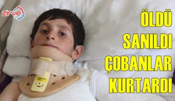 Öldü sanılan çocuğu çobanlar toprağa gömerek kurtardı