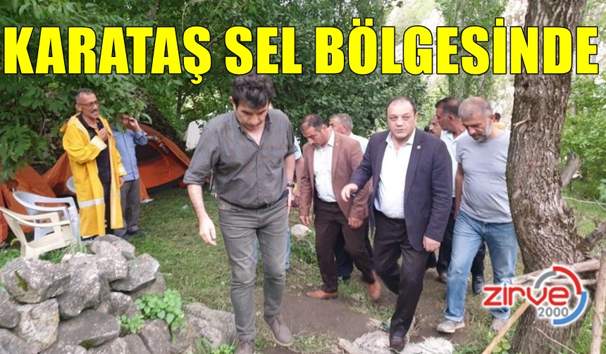 Karataş sel felaketi noktasını yerinde inceledi