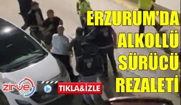ARACINI POLİSLERİN ÜZERİNE SÜRDÜ