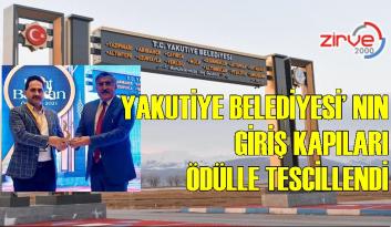 YAKUTİYE’YE BİR ÖDÜL DAHA