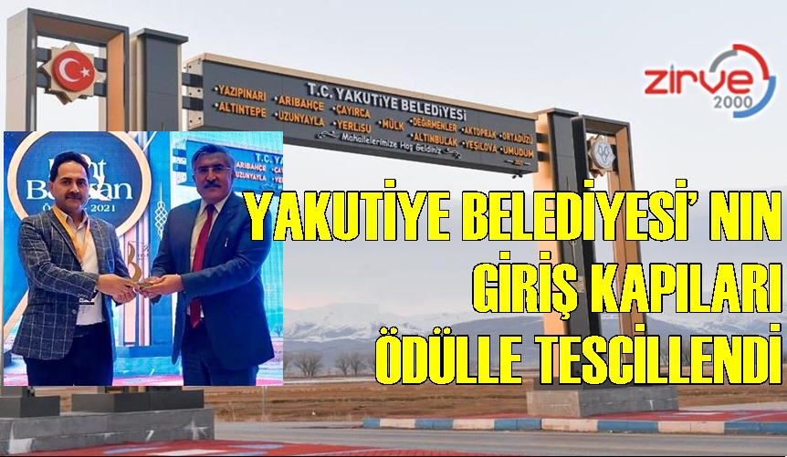 YAKUTİYE’YE BİR ÖDÜL DAHA