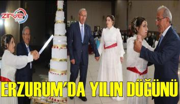 60 yaşında dillere destan düğün yaptılar