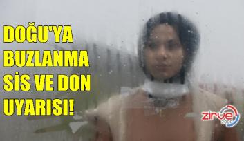 Doğu’da buzlanma ve donla birlikte sis görülecek