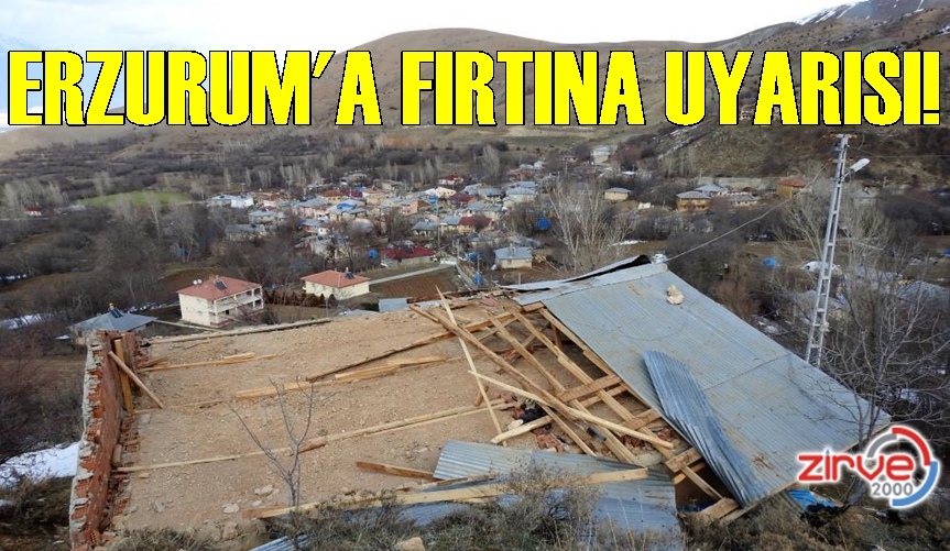 Doğu Anadolu’da fırtına uyarısı