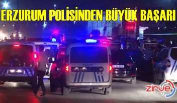 ERZURUM POLİSİ 36 OLAYI AYDINLATTI