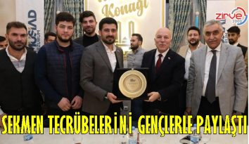 Sekmen, tecrübelerini gençlerle paylaştı