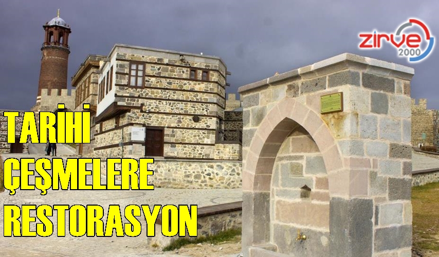 Büyükşehir ecdat yadigârı çeşmeleri baştan aşağı restore ediyor