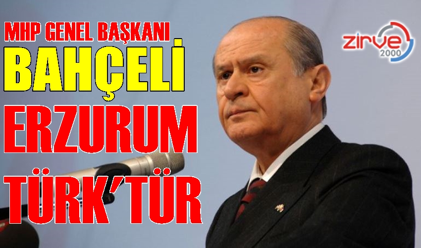 BAHÇELİ UYARDI!