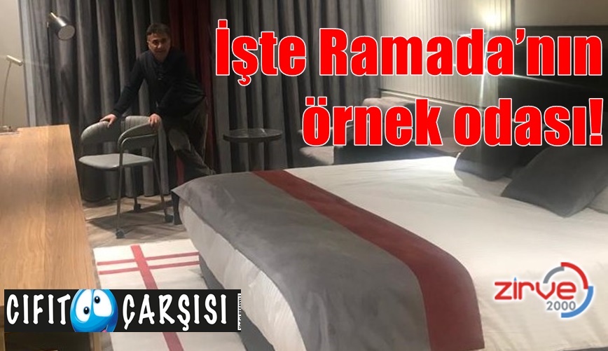 İşte Ramada’nın örnek odası!