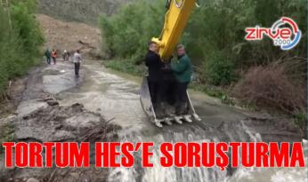 Tortum’da HES’e Soruşturma Başlatıldı