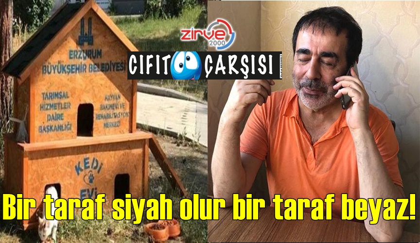 Bir taraf siyah olur bir taraf beyaz!
