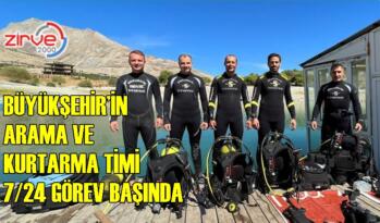 BÜYÜKŞEHİR’İN ARAMA VE KURTARMA TİMİ 7/24 GÖREVİNİN BAŞINDA