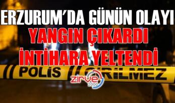 YANGIN ÇIKARDI İNTİHARA YELTENDİ