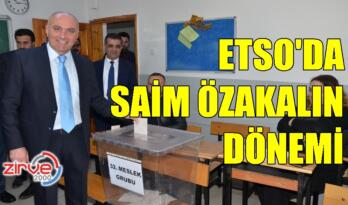 ETSO SEÇİMLERİNİN GALİBİ SAİM ÖZAKALIN VE EKİBİ OLDU